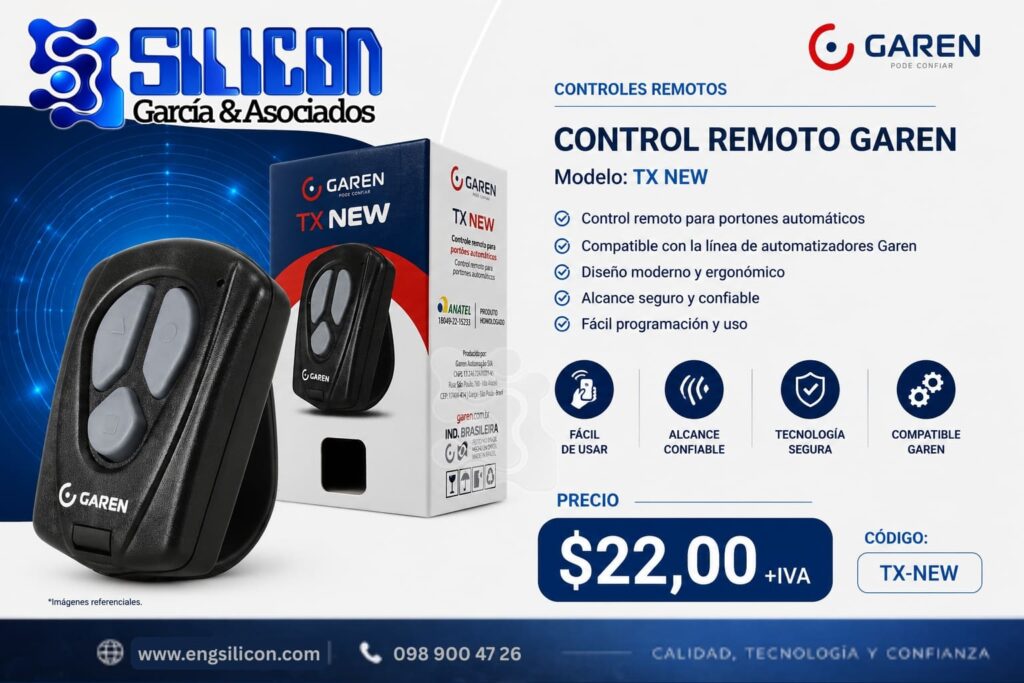 Control Garen de tres botones