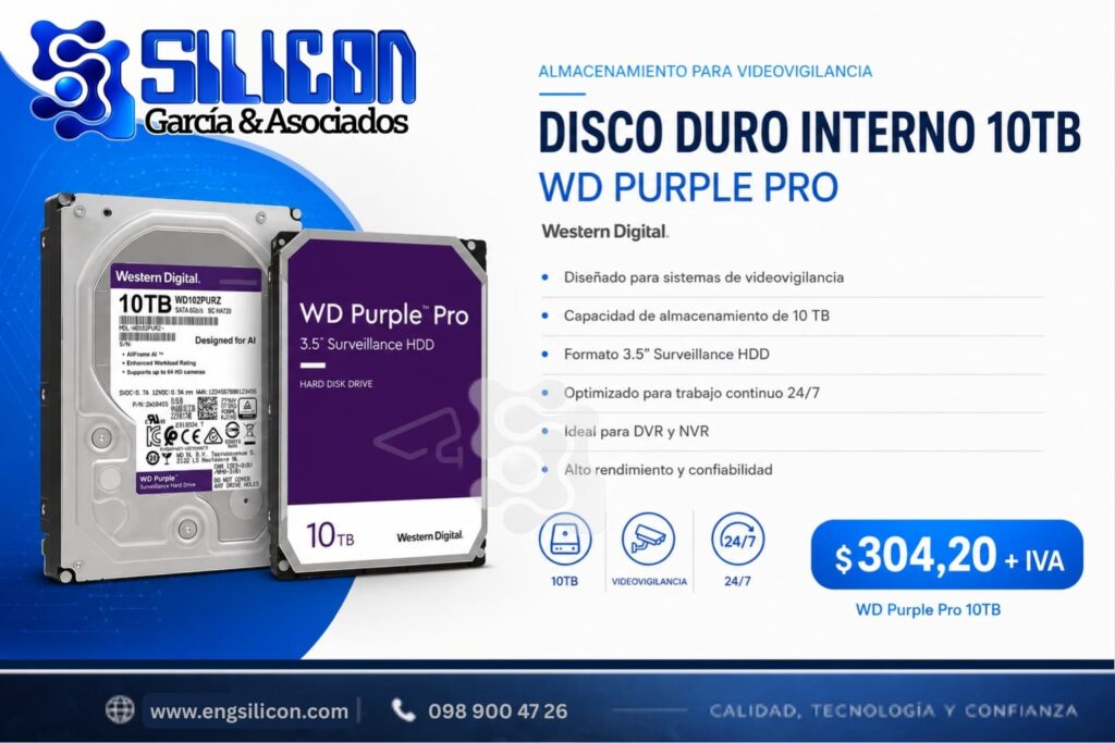 Disco Duro 10 Tb Interno Wester Digital