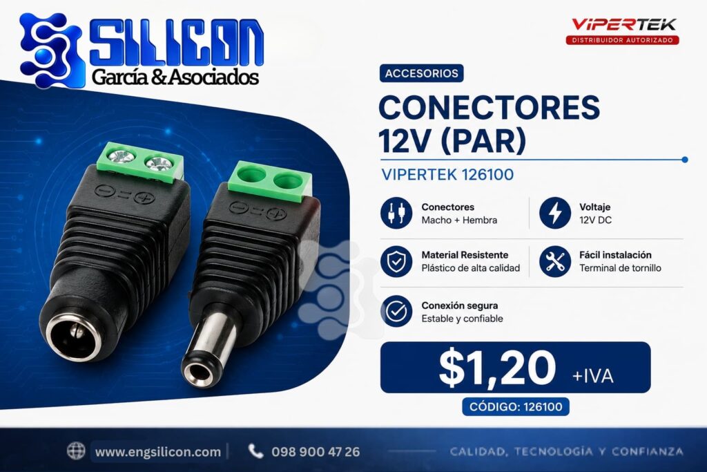Conectores 12V DC Par