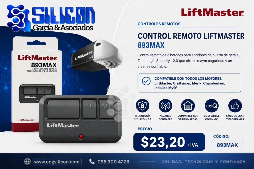 Control remoto liftmaster 893max