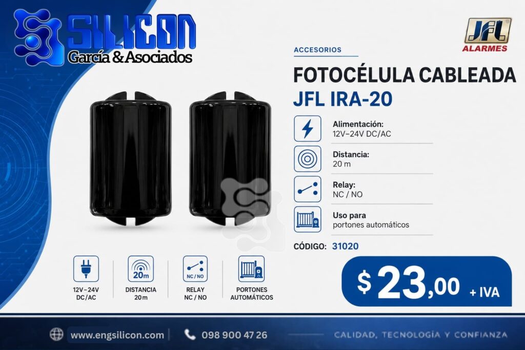 FOTOCÉLULA CABLEADA JFL IRA-20