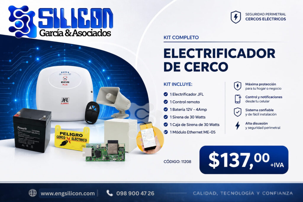 Kit Completo electrificador de cerco
